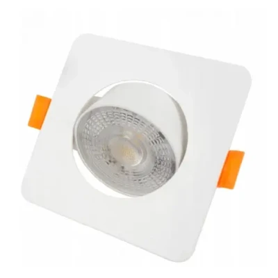 LED recessed light 3W, 5W, 7W, 3000K, 4000K, 6500K, 430 lm, 60°, white, square shape