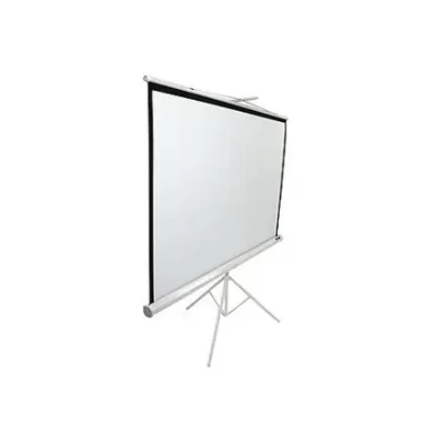 Elite Screens  |  Tripod Series  |  T113NWS1  |  Diagonal 113 "  |  1:1  |  Viewable screen width (W) 203 cm  |  White