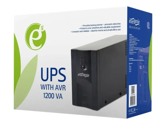 EnerGenie  |  UPS UPS-PC-1202AP  |  1200 VA  |  220 V  |  220 V