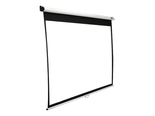Elite Screens  |  Manual Screens  |  M150XWH2  |  Diagonal 150 "  |  16:9  |  Viewable screen width (W) 332 cm  |  White