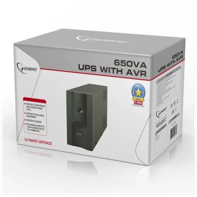 EnerGenie  |  UPS UPS-PC-652A with AVR  |  650 VA  |  220 V  |  220 V