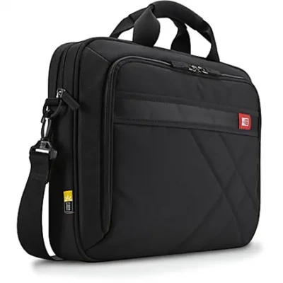 Case Logic  |  DLC115  |  Fits up to size 15 "  |  Messenger - Briefcase  |  Black  |  Shoulder strap