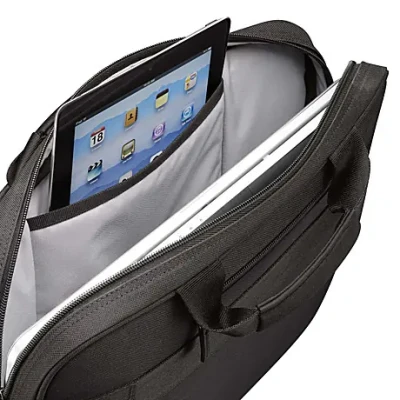 Case Logic  |  DLC115  |  Fits up to size 15 "  |  Messenger - Briefcase  |  Black  |  Shoulder strap