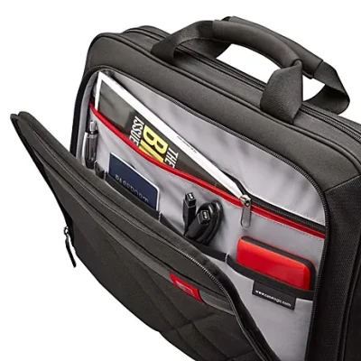 Case Logic  |  DLC115  |  Fits up to size 15 "  |  Messenger - Briefcase  |  Black  |  Shoulder strap