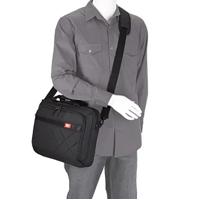 Case Logic  |  DLC115  |  Fits up to size 15 "  |  Messenger - Briefcase  |  Black  |  Shoulder strap