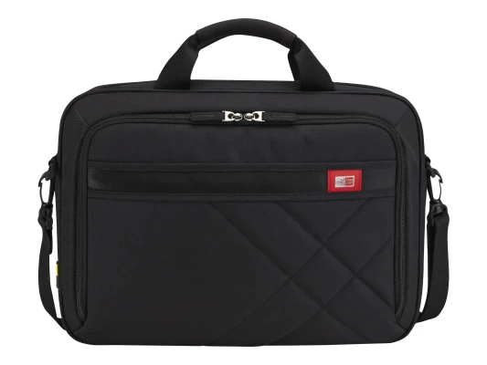 Case Logic  |  DLC115  |  Fits up to size 15 "  |  Messenger - Briefcase  |  Black  |  Shoulder strap