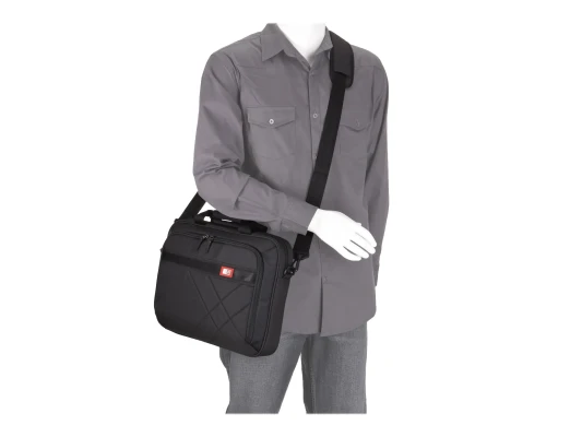 Case Logic  |  DLC115  |  Fits up to size 15 "  |  Messenger - Briefcase  |  Black  |  Shoulder strap