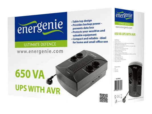 EnerGenie  |  UPS with AVR  |  650 VA  |  220 V