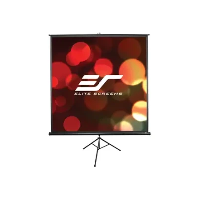 Elite Screens  |  Tripod Series  |  T120UWV1  |  Diagonal 120 "  |  4:3  |  Viewable screen width (W) 244 cm  |  Black