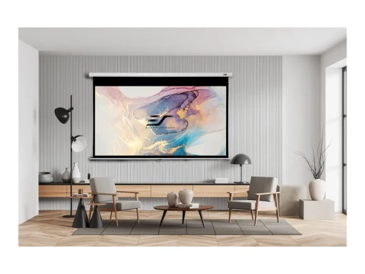 Elite Screens  |  Manual Series  |  M113NWS1  |  Diagonal 113 "  |  1:1  |  Viewable screen width (W) 203 cm  |  White