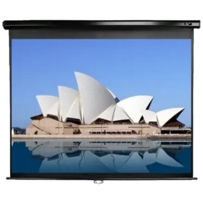 Elite Screens  |  Manual Series  |  M113UWS1  |  Diagonal 113 "  |  1:1  |  Viewable screen width (W) 203 cm  |  Black