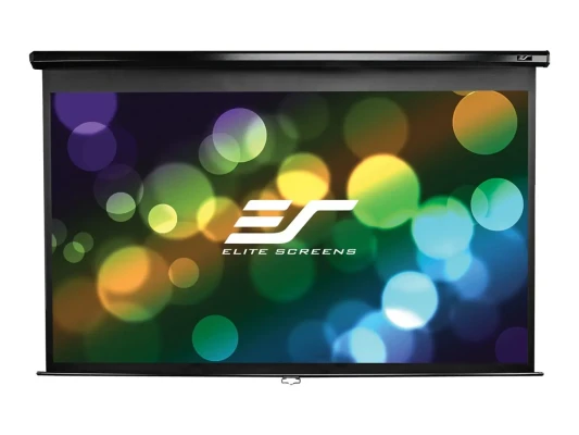 Elite Screens  |  Manual Series  |  M113UWS1  |  Diagonal 113 "  |  1:1  |  Viewable screen width (W) 203 cm  |  Black