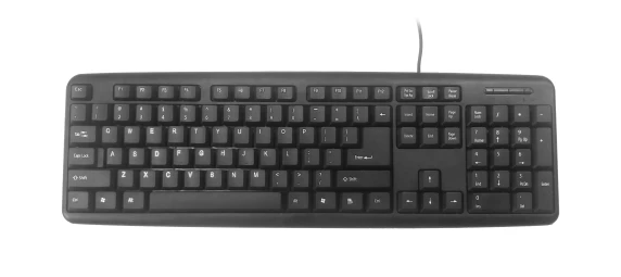 Gembird  |  KB-U-103-RU  |  Standarta  |  Vadu  |  EN / RU  |  1.4 m  |  Melns  |  424 g