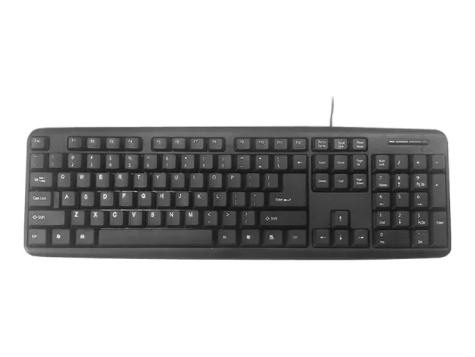 Gembird  |  KB-U-103-RU  |  Standarta  |  Vadu  |  EN / RU  |  1.4 m  |  Melns  |  424 g