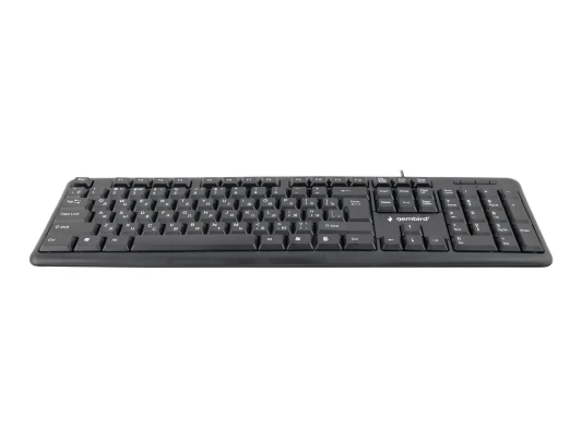Gembird  |  KB-U-103-RU  |  Standarta  |  Vadu  |  EN / RU  |  1.4 m  |  Melns  |  424 g