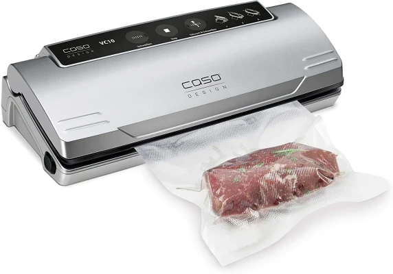 Caso  |  Bar Vacuum sealer  |  VC10  |  Power 110 W  |  Temperature control  |  Silver