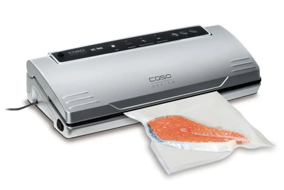 Caso  |  Bar Vacuum sealer  |  VC 100  |  Power 120 W  |  Temperature control  |  Silver