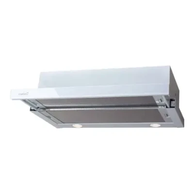 CATA  |  Hood  |  TF 2003 600 GWH  |  Telescopic  |  Energy efficiency class C  |  Width 60 cm  |  390 m³ / h  |  Mechanical control  |  LED  |  White Glass