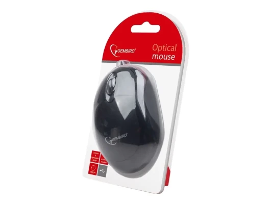 Gembird  |  MUS-U-01  |  Wired  |  Optical USB mouse  |  Black