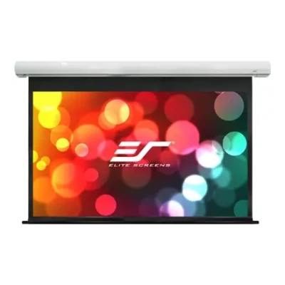 Elite Screens  |  Серия Saker  |  SK120XHW-E10  |  Диагональ 120 "  |  16:9  |  Ширина видимой площади (W) 266 см  |  Белый