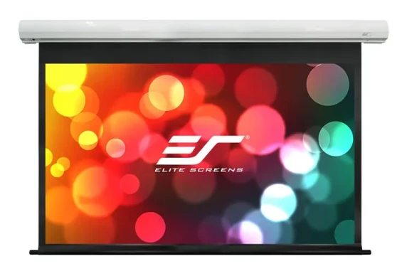Elite Screens  |  Серия Saker  |  SK120XHW-E10  |  Диагональ 120 "  |  16:9  |  Ширина видимой площади (W) 266 см  |  Белый