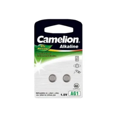 Camelion  |  AG1 / LR60 / LR621 / 364  |  Alkaline Buttoncell  |  2 pc(s)