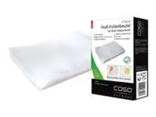 Caso  |  Foil bags  |  01201  |  50 units  |  Dimensions (W x L) 16 x 23 cm  |  Ribbed