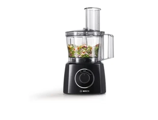 Bosch  |  Food processor  |  MCM3201B  |  800 W  |  Number of speeds 2  |  Bowl capacity 2,3 L  |  Ice crushing  |  Blender  |  Black