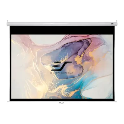 Elite Screens  |  Manual Series  |  M92XWH  |  Diagonal 92 "  |  16:9  |  Viewable screen width (W) 204 cm  |  White