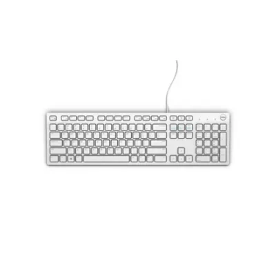 Dell  |  KB216  |  Multimedia  |  Wired  |  EN  |  White  |  USB
