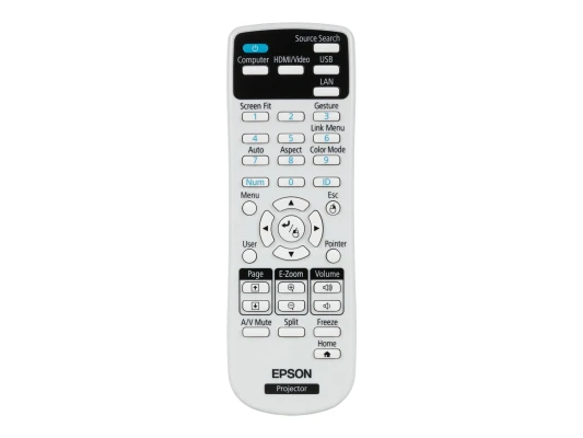 Epson  |  EB-2250U  |  WUXGA (1920x1200)  |  5000 ANSI lumens  |  15.000:1  |  White  |  FHD  |  Lamp warranty 12 month(s)  |  3LCD