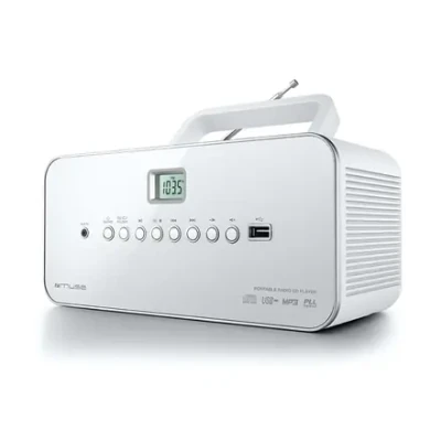 Muse  |  M-28RDW  |  Портативное радио CD / MP3 плеер с USB  |  Белый