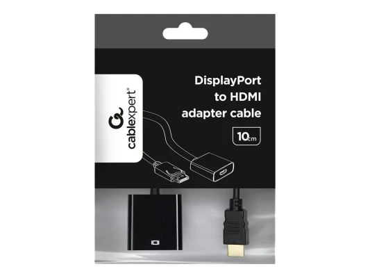 Cablexpert  |  Adapter cable  |  DisplayPort  |  HDMI  |  0.1 m