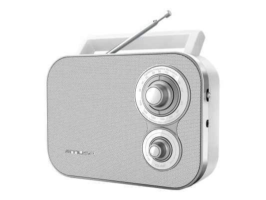 Muse  |  Portatīvais radio  |  M-051RW  |  AUX ieeja  |  Balts