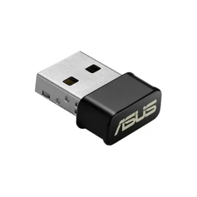 ASUS USB-AC53 Nano USB Wi-Fi Adapter  |  AC1200  |  Wi-Fi 5  |  2.4 GHz, 5 GHz  |  MU-MIMO