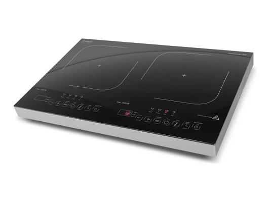 Caso  |  Table Induction Hob  |  ProGourmet 3500  |  2 Cooking Zones  |  Touch Controls  |  Black