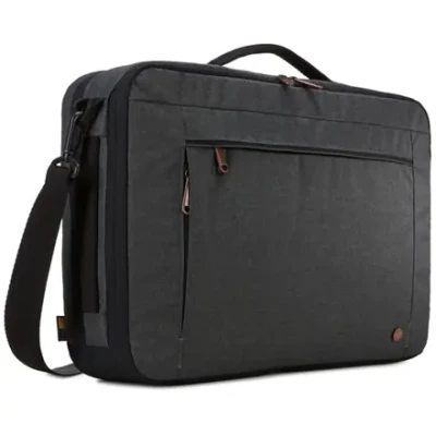 Case Logic  |  Era Hybrid Briefcase  |  Fits up to size 15.6 "  |  Messenger - Briefcase / Backpack  |  Obsidian  |  Shoulder strap