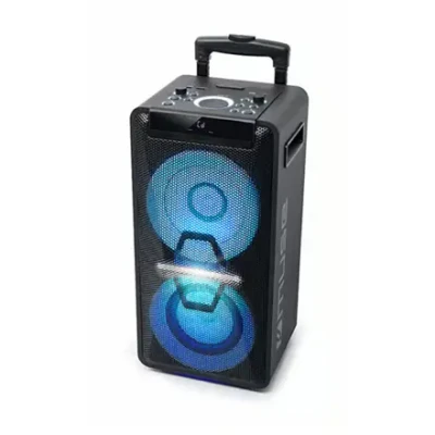 Muse  |  Ballīšu skaļrunis  |  M-1920DJ  |  300 W  |  Bluetooth  |  Melns  |  Portatīvs  |  Bezvadu savienojums