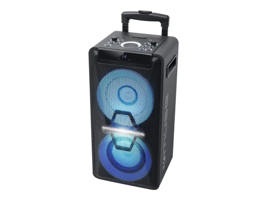 Muse  |  Ballīšu skaļrunis  |  M-1920DJ  |  300 W  |  Bluetooth  |  Melns  |  Portatīvs  |  Bezvadu savienojums