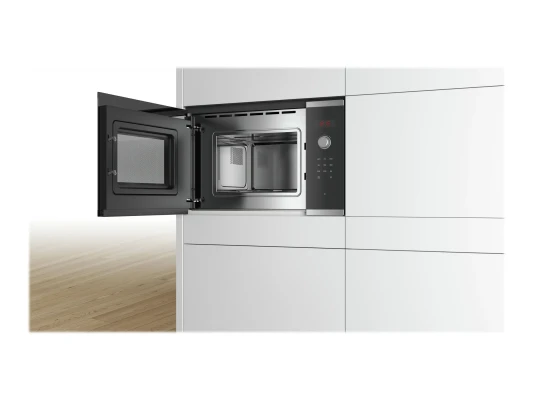 Bosch  |  Microwave Oven  |  BFL523MS0  |  Built-in  |  20 L  |  800 W  |  Stainless steel / Black