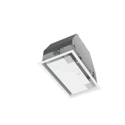 CATA  |  Hood  |  GC DUAL A 45 XGWH  |  Canopy  |  Energy efficiency class A  |  Width 45 cm  |  820 m³ / h  |  Touch control  |  LED  |  White glass