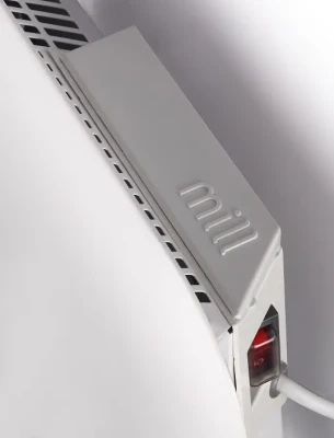 Mill  |  Heater  |  IB250 Steel  |  Panel Heater  |  250 W  |  Number of power levels 1  |  Suitable for rooms up to 2-5 m²  |  White