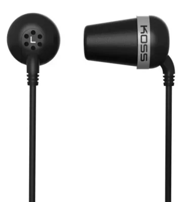 Koss  |  Наушники  |  THE PLUG CLASSIC  |  Провода  |  Внутриканальные  |  Шумоподавление  |  Черный
