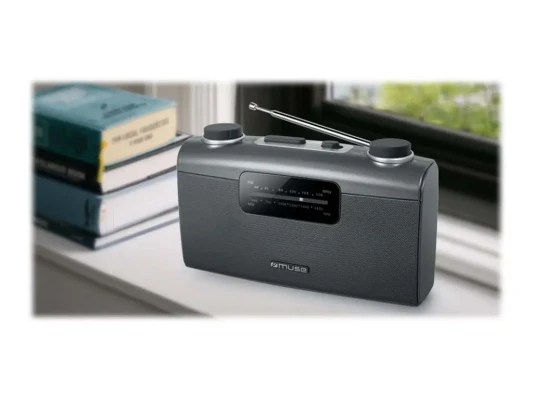 Muse  |  Portable radio  |  M-058R  |  AUX in  |  Black