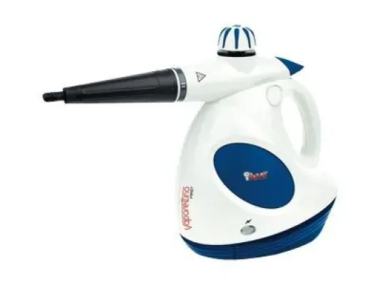 Polti  |  Steam cleaner  |  PGEU0011 Vaporetto First  |  Power 1000 W  |  Steam pressure 3 bar  |  Water tank capacity 0.2 L  |  White