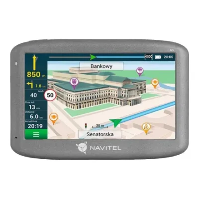 Navitel  |  E505 Magnetic  |  5.0" TFT LCD 480 x 272 pixels pixels  |  GPS (satellite)  |  Maps included