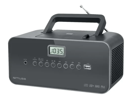 Muse  |  Portable radio  |  M-28DG  |  AUX in  |  Grey