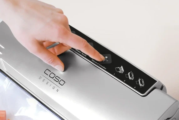 Caso  |  Bar Vacuum sealer  |  VC11  |  Power 120 W  |  Temperature control  |  Stainless steel