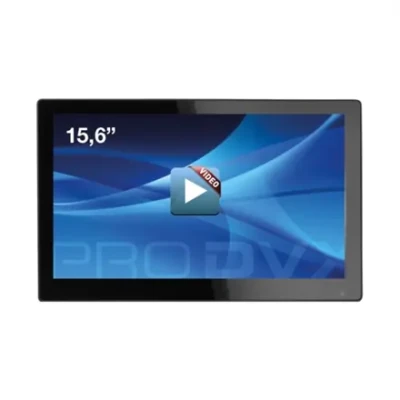 ProDVX SD-15 15.6" HD LCD Monitor / 1920 x 1080 / 16:9 / 250 Ca / Vesa / Black  |  ProDVX  |  Signage  |  SD-15  |  15.6 "  |  250 cd / m²
