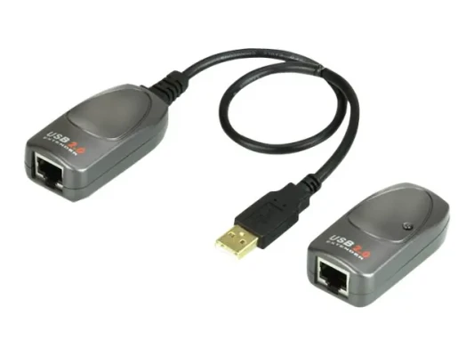 Aten USB 2.0 Cat 5 izpletnis (līdz 60m)  |  Aten  |  USB 2.0 Cat 5 izpletnis (līdz 60m)  |  60 m